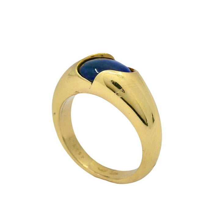 Chaumet Ring Blue Iolite 18k Gold Band