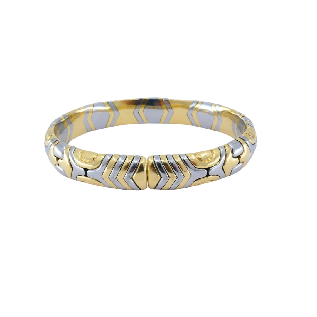 Bvlgari Vintage Bulgari 18k Two-Tone Gold Alveare Bracelet
