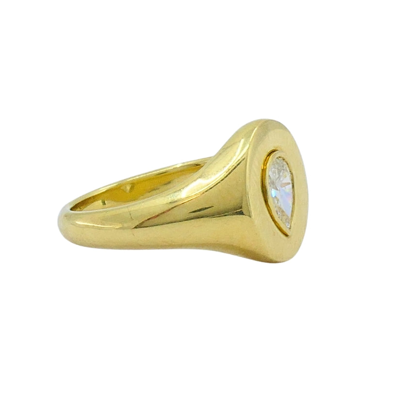 Jemma Wynne 18K Gold Pear-Cut Diamond Ring