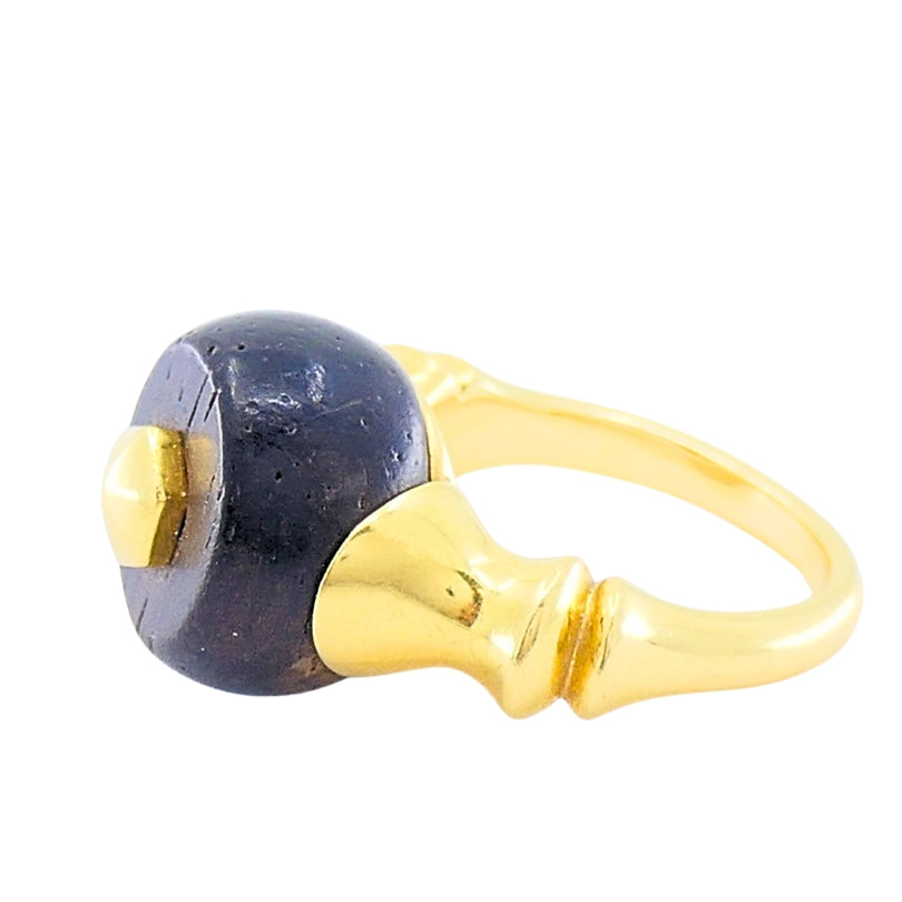 Marina B 18k Yellow Gold  Wood Ring