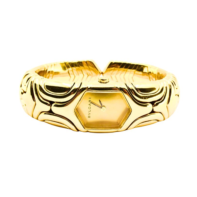 Bulgari Alveare Gold Watch Gold Dial