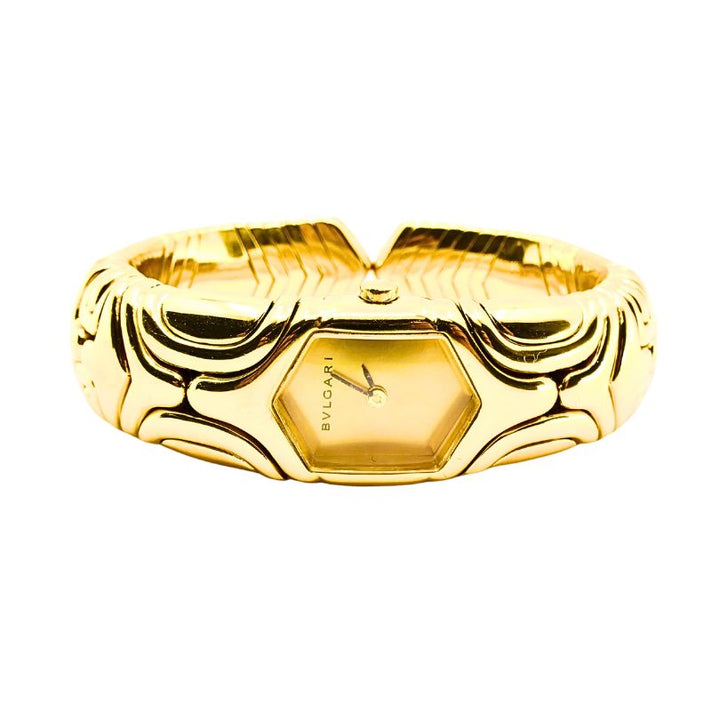 Bulgari Alveare Gold Watch Gold Dial