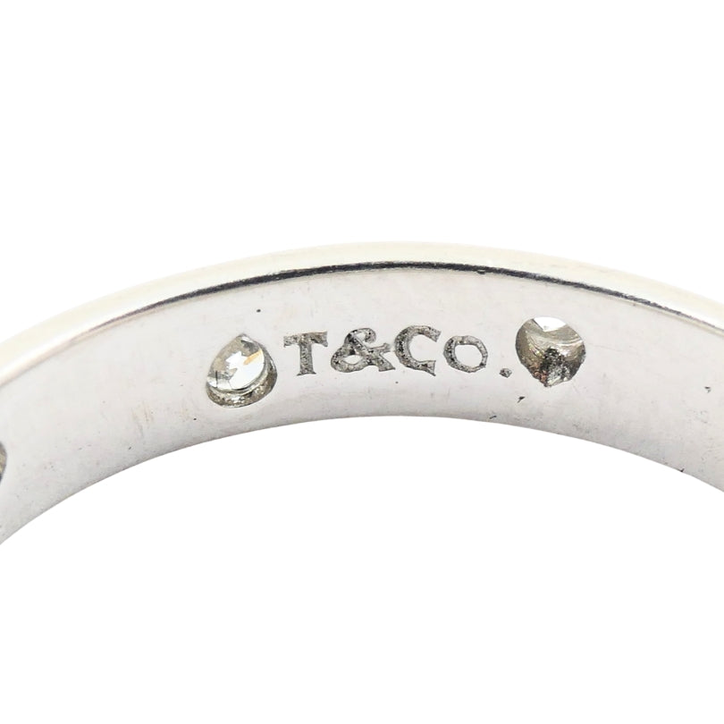 Tiffany & Co. Diamond Platinum Etoile Band Ring