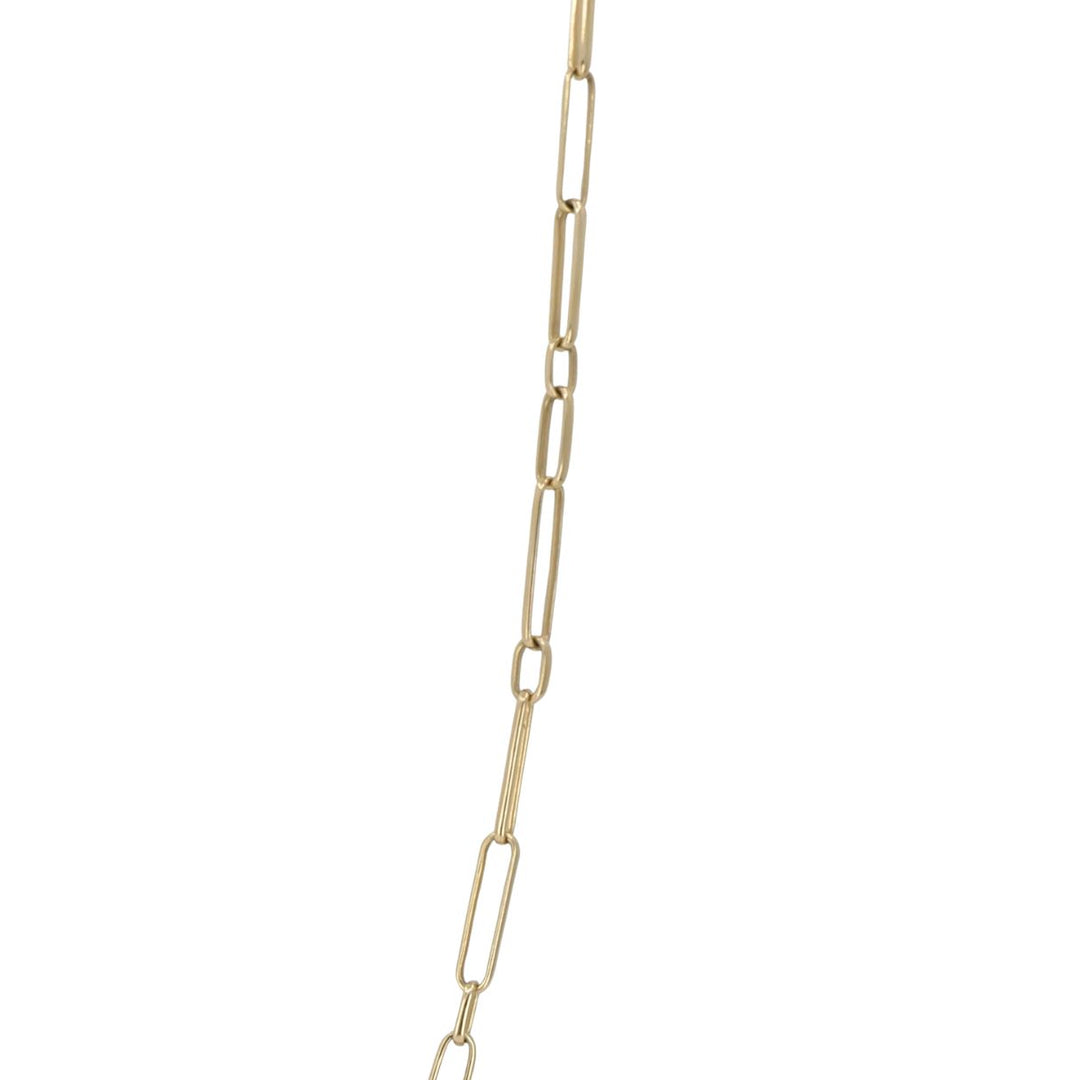 Pomellato 18k Rose Gold Open Rectangular Paperclip Link Necklace