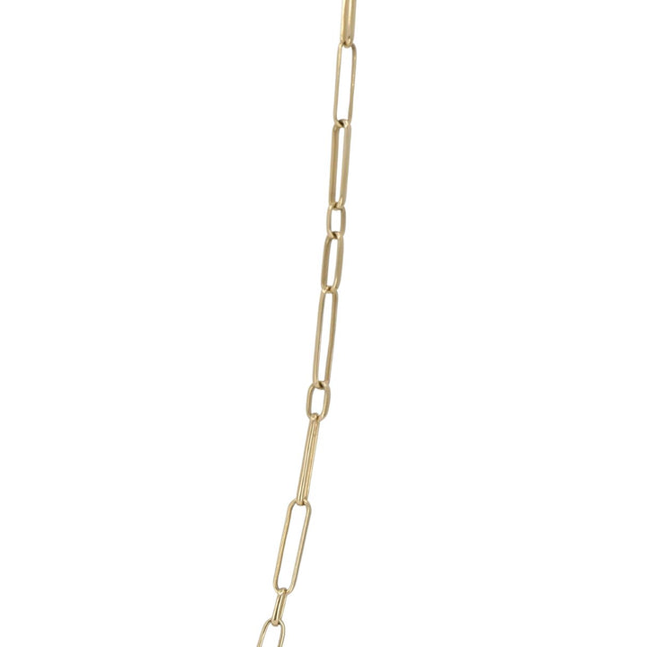 Pomellato 18k Rose Gold Open Rectangular Paperclip Link Necklace