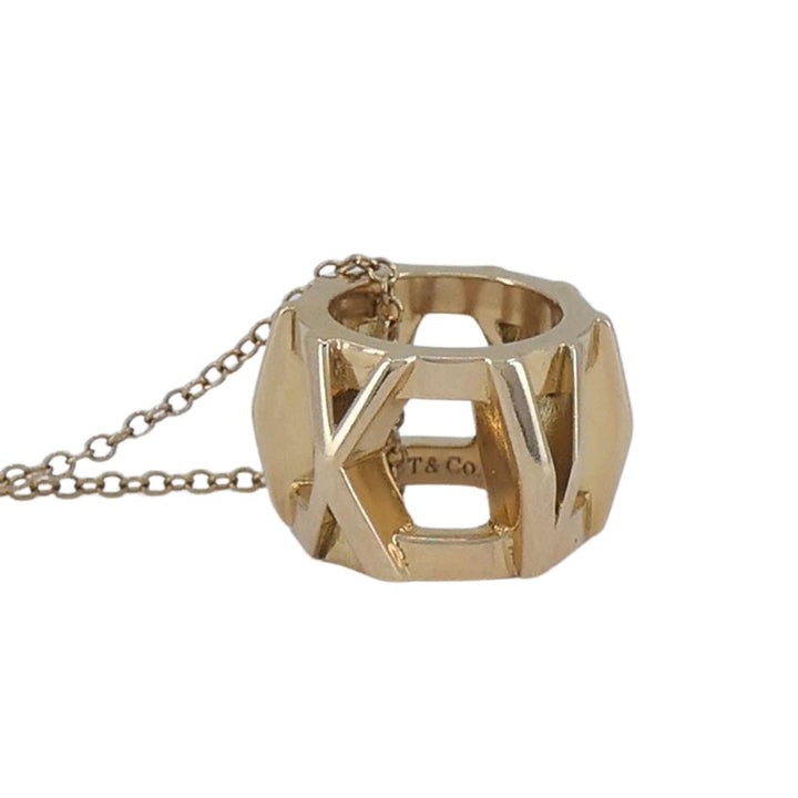 Tiffany & Co. 18k Rose Gold Atlas Pendant Necklace