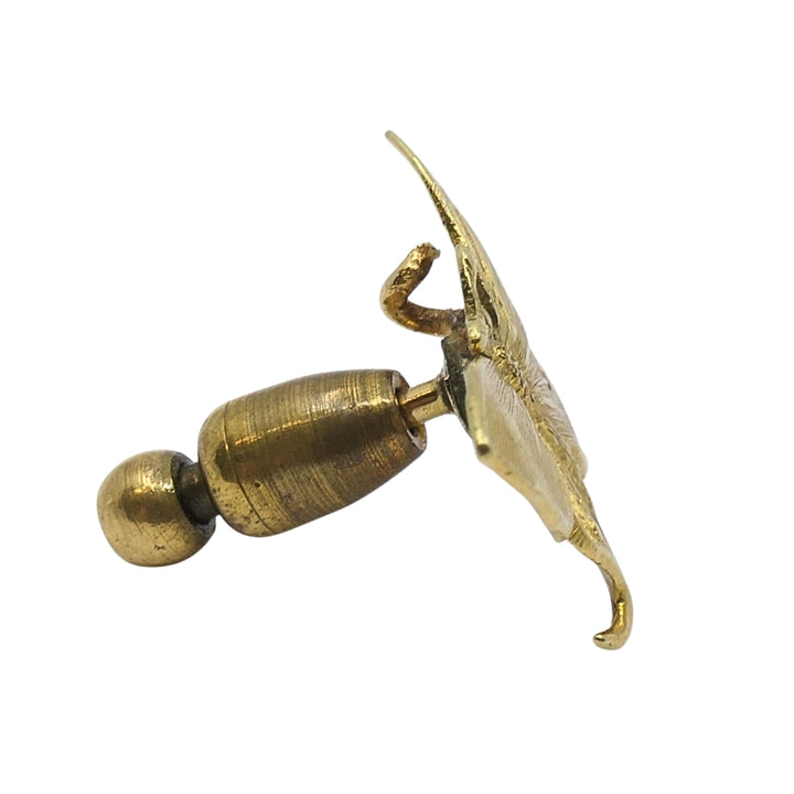 Mario Buccellati 18k Gold Butterfly Lapel  Pin, Mid‑Century