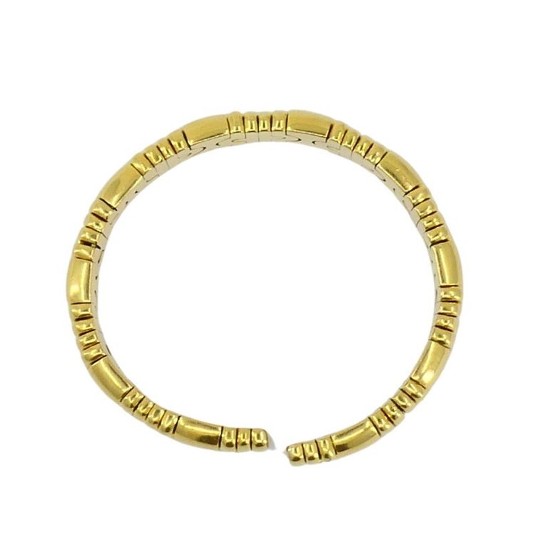 Bvlgari 18k Bulgari Cuff Parentesi Bracelet