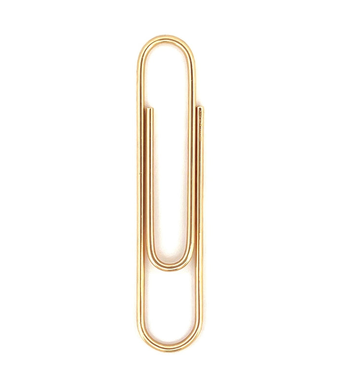 Tiffany & Co. Gold Paper Clip Bookmark Pendant