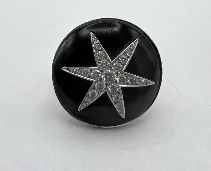 Boucheron Star Onyx Diamond Ring