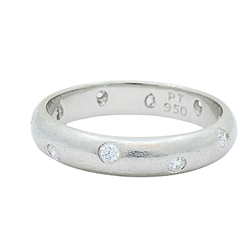 Tiffany & Co. Diamond Platinum Etoile Band Ring