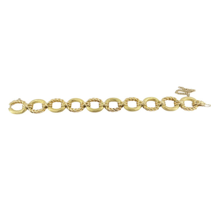 Vintage 18k Gold Tiffany & Co. Schlumberger Bracelet Rope Design