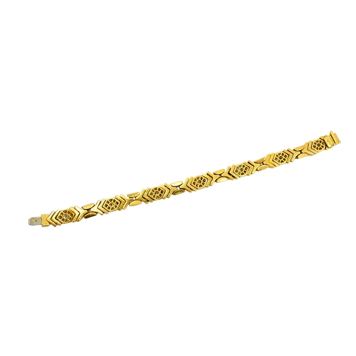 Bvlgari Bulgari Diamond 18k Gold Bracelet