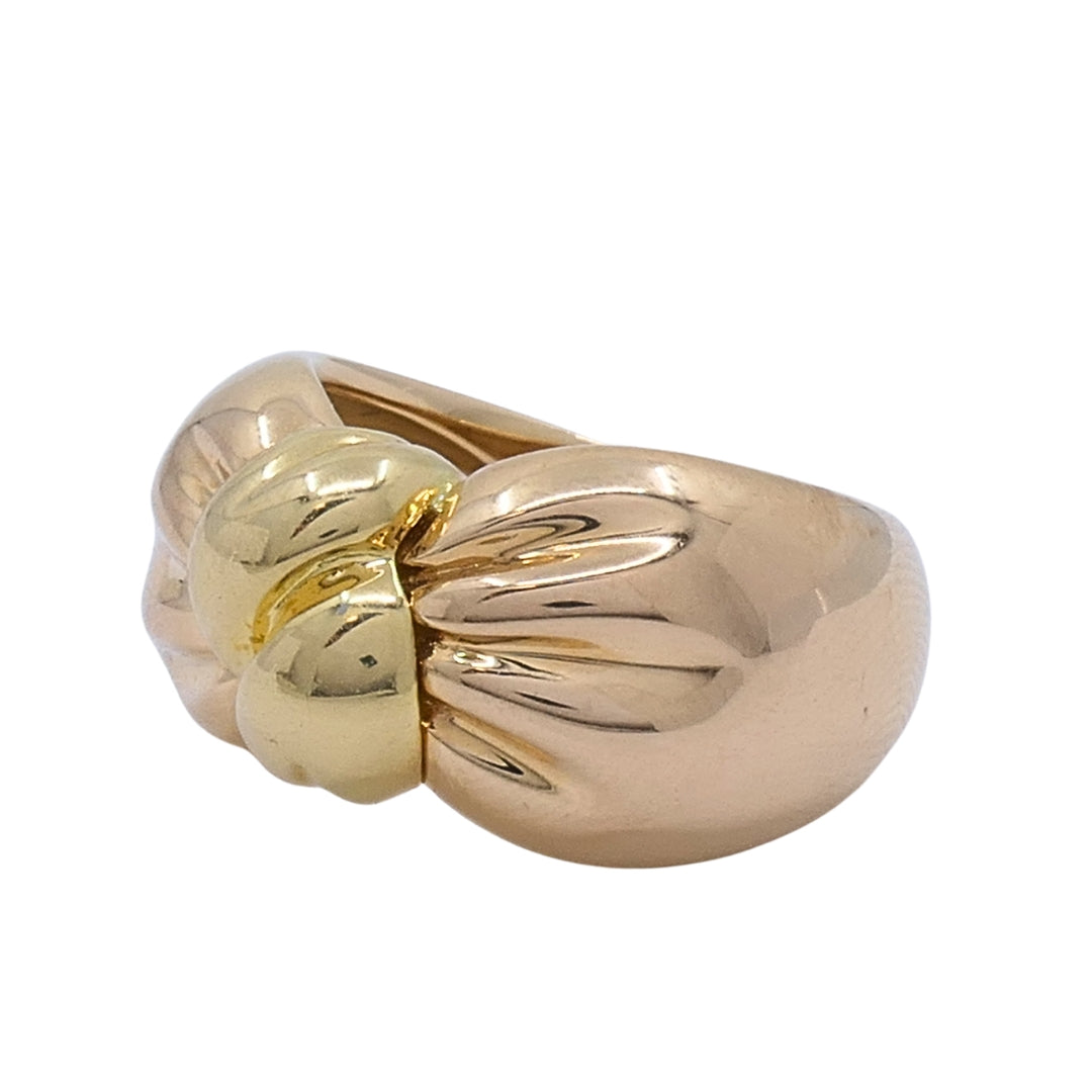 Van Cleef & Arpels 18k Two-Tone Gold Knot Ring