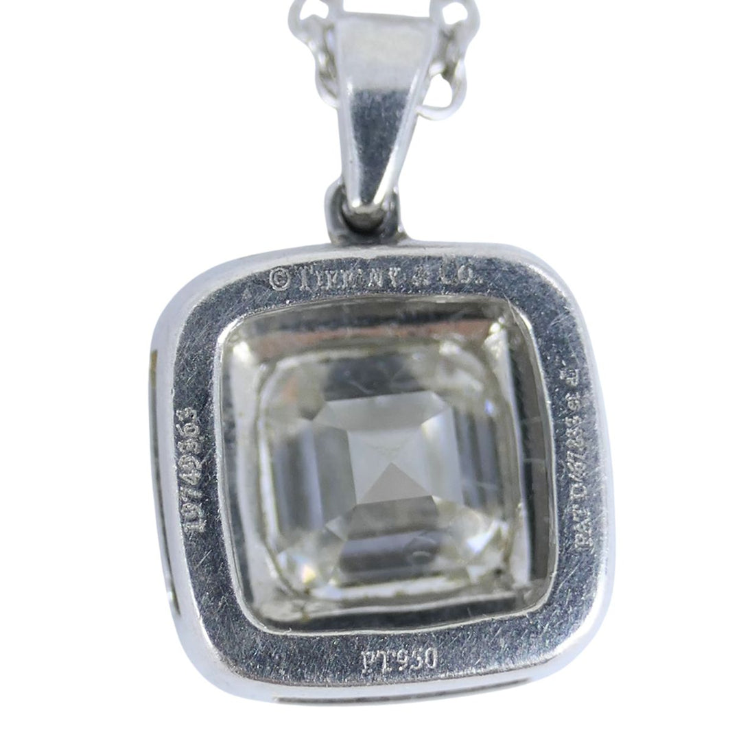 Tiffany & Co. Legacy Platinum Diamond Pendant Necklace