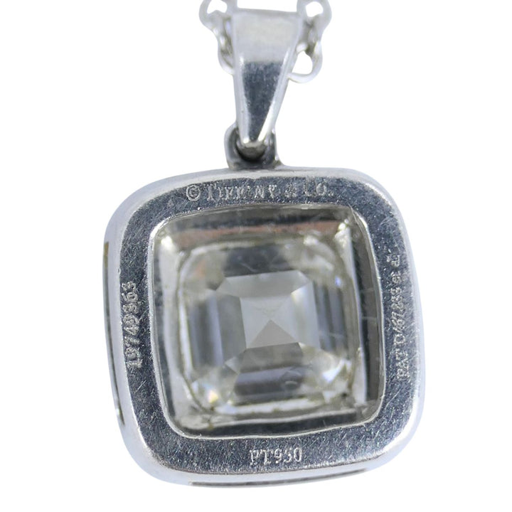 Tiffany & Co. Legacy Platinum Diamond Pendant Necklace