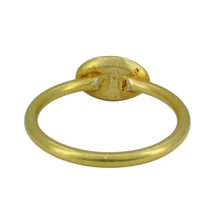 Victorian Etruscan Revival 22k Gold Ring