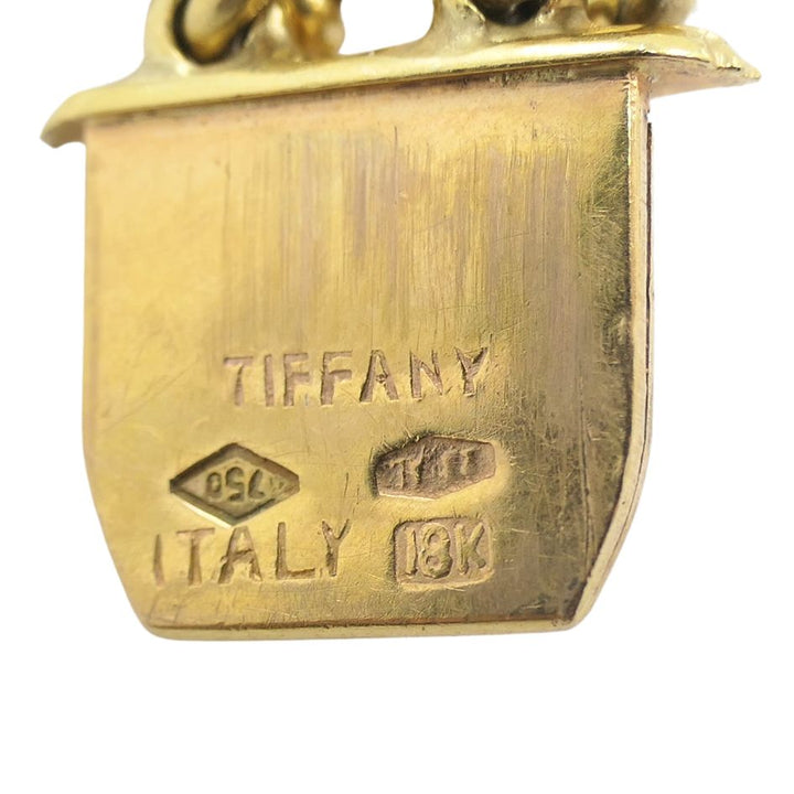 Vintage Tiffany & Co. 18k Gold Enamel Beaded Necklace