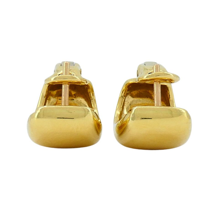 Vintage Cartier 18k Gold Nouvelle Vague Earrings
