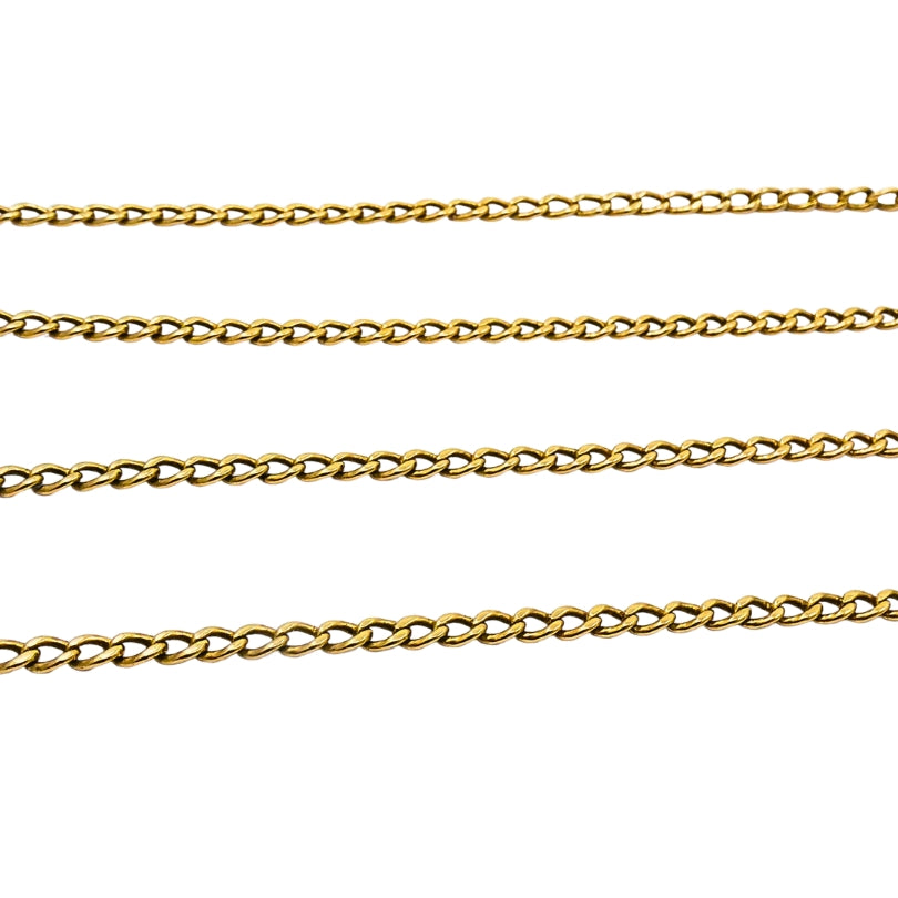 Vintage 14K Gold Saint Michael Pendant Necklace