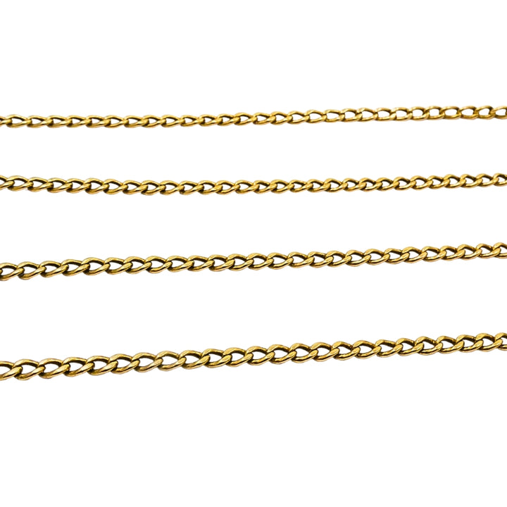 Vintage 14K Gold Saint Michael Pendant Necklace