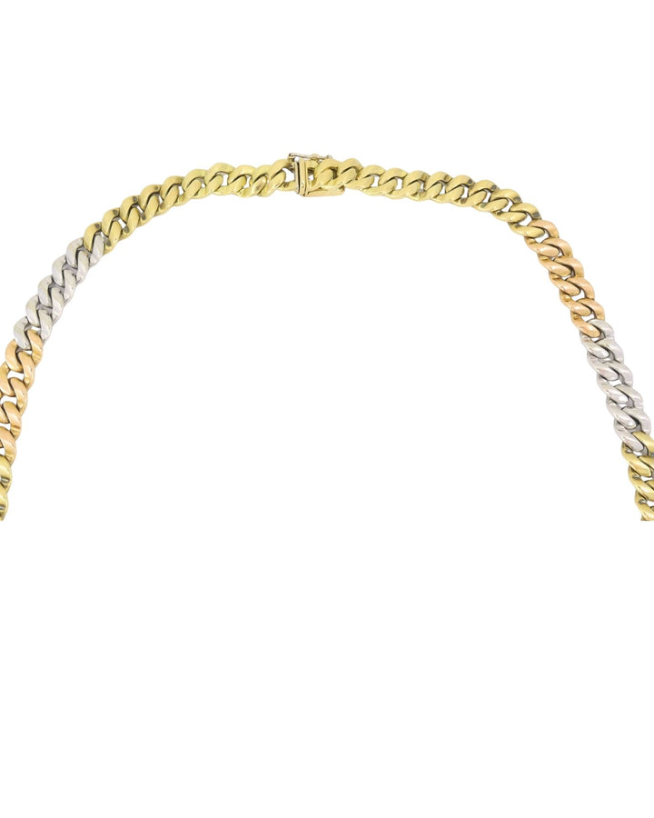 Bvlgari Bulgari Monete Coin Necklace 18k Tri Color Gold Chain Necklace Three Ancient Coins