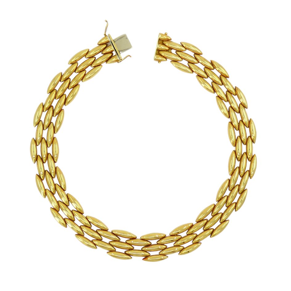 1990 Cartier Gentiane 18k Gold Necklace