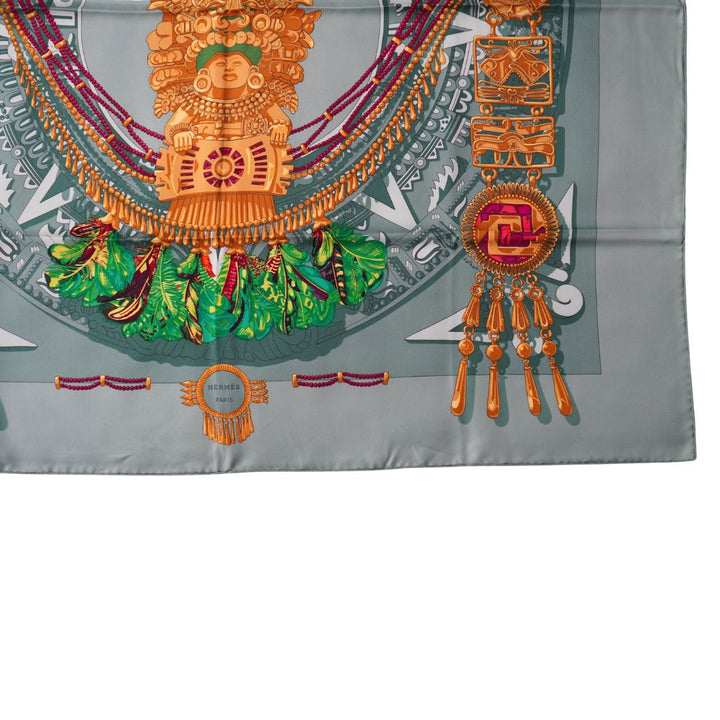 Hermès Paris 'Mexique' Silk Scarf by Caty Latham