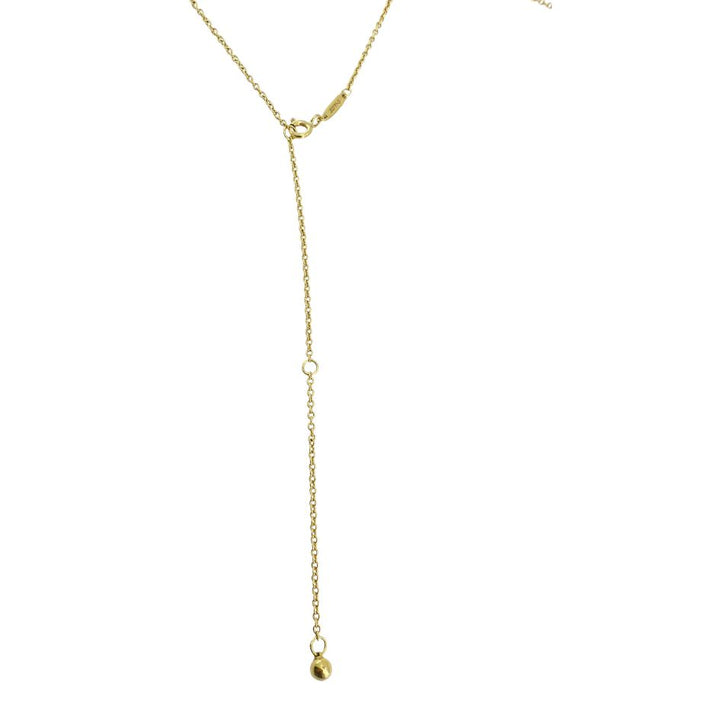 Tiffany & Co. New York 18k Gold Hardware Ball Chain Necklace