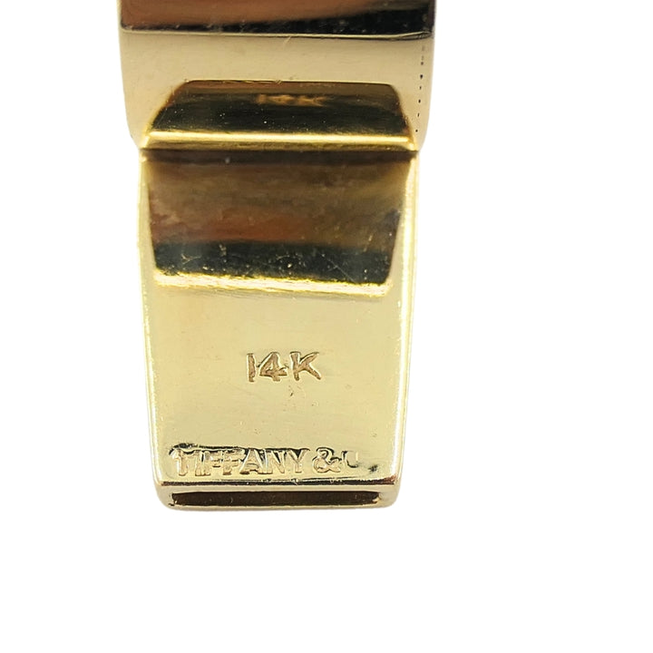Vintage Tiffany & Co. Whistle Pendant 14k Gold