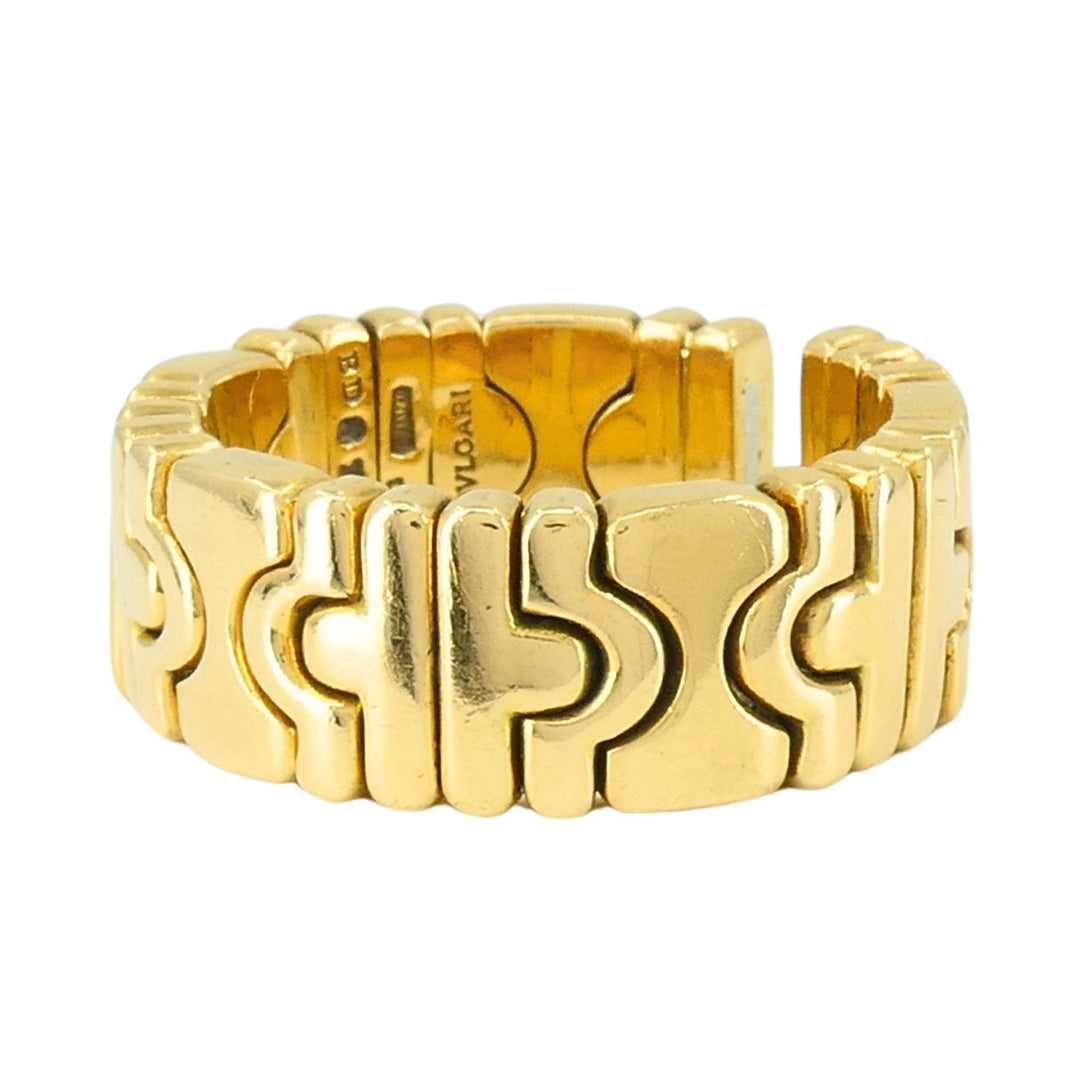 Vintage Bvlgari 18k Gold Parentesi Ring