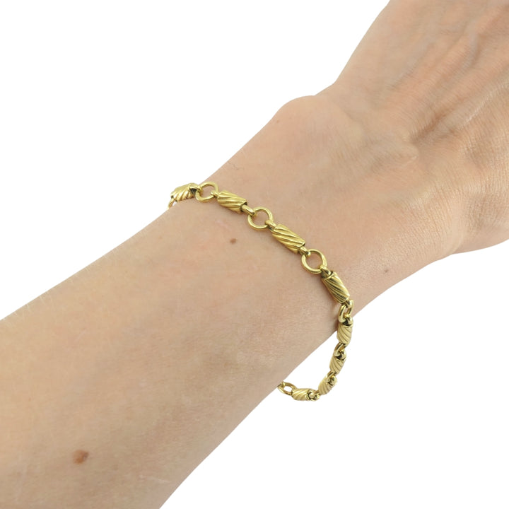 Vintage Cartier 18k Gold Link Bracelet