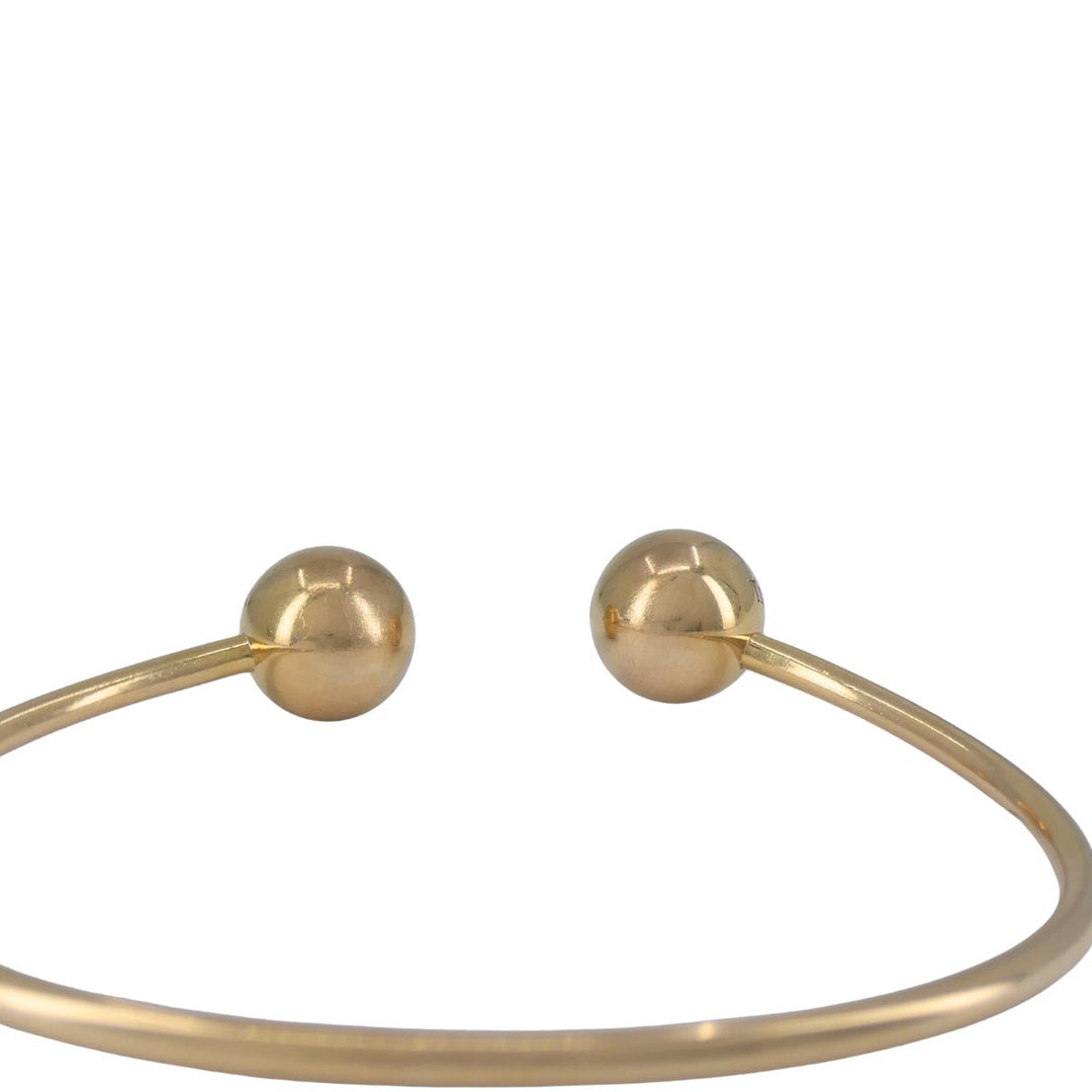 Tiffany & Co. HardWear Ball 18k Gold Wire Cuff Bracelet