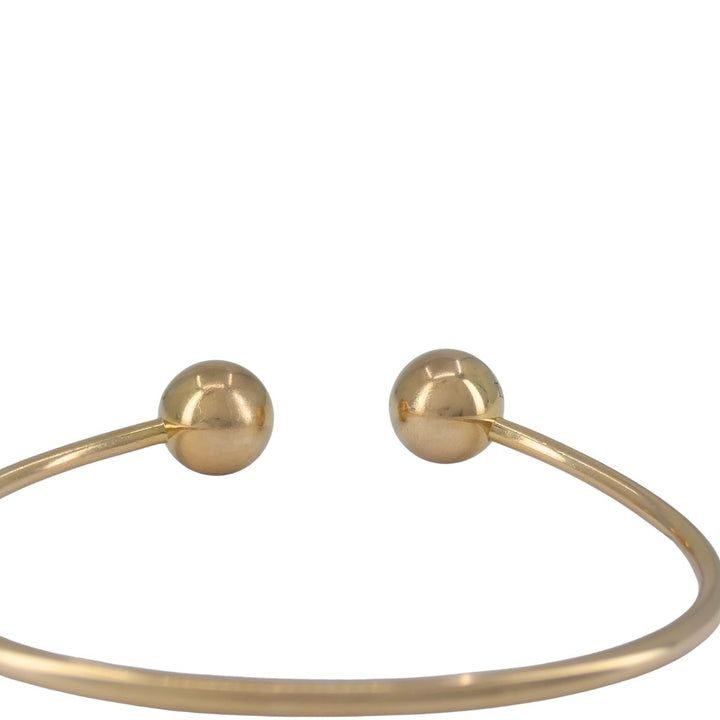 Tiffany & Co. HardWear Ball 18k Gold Wire Cuff Bracelet