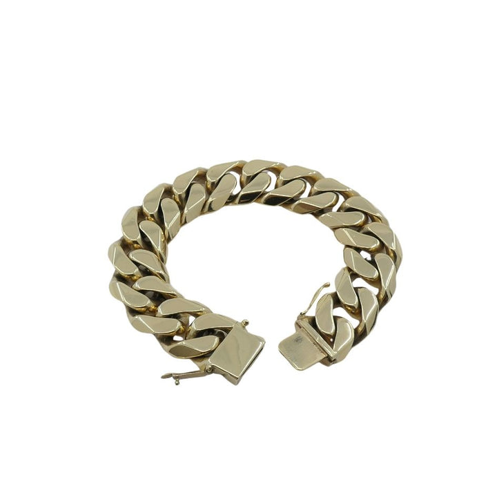 Vintage Cartier Curblink 14k Gold Bracelet