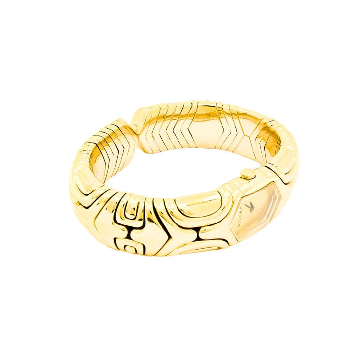 Bulgari Alveare Gold Watch Gold Dial