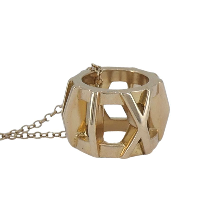 Tiffany & Co. 18k Rose Gold Atlas Pendant Necklace