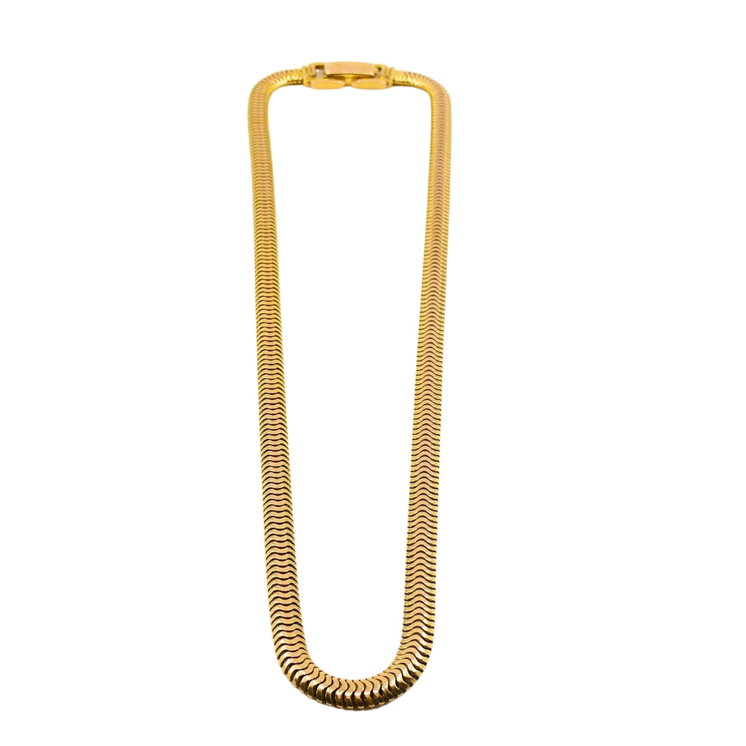 Vintage 14k Gold Snake Chain Necklace