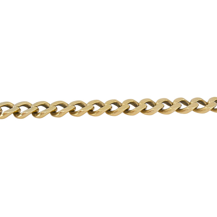Vintage Cartier 14k Gold Curb-Link ID Bracelet, Mid-20th Century