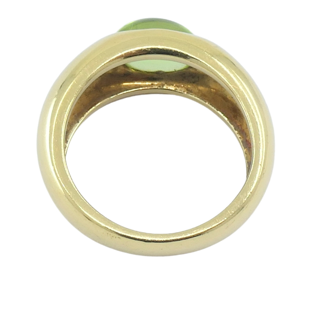 Tiffany & Co. Ring Peridot 18k Gold Band Ring