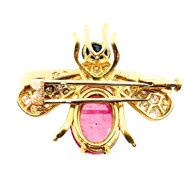 Van Cleef & Arpels Bee Brooch Gold Diamond Gemstones