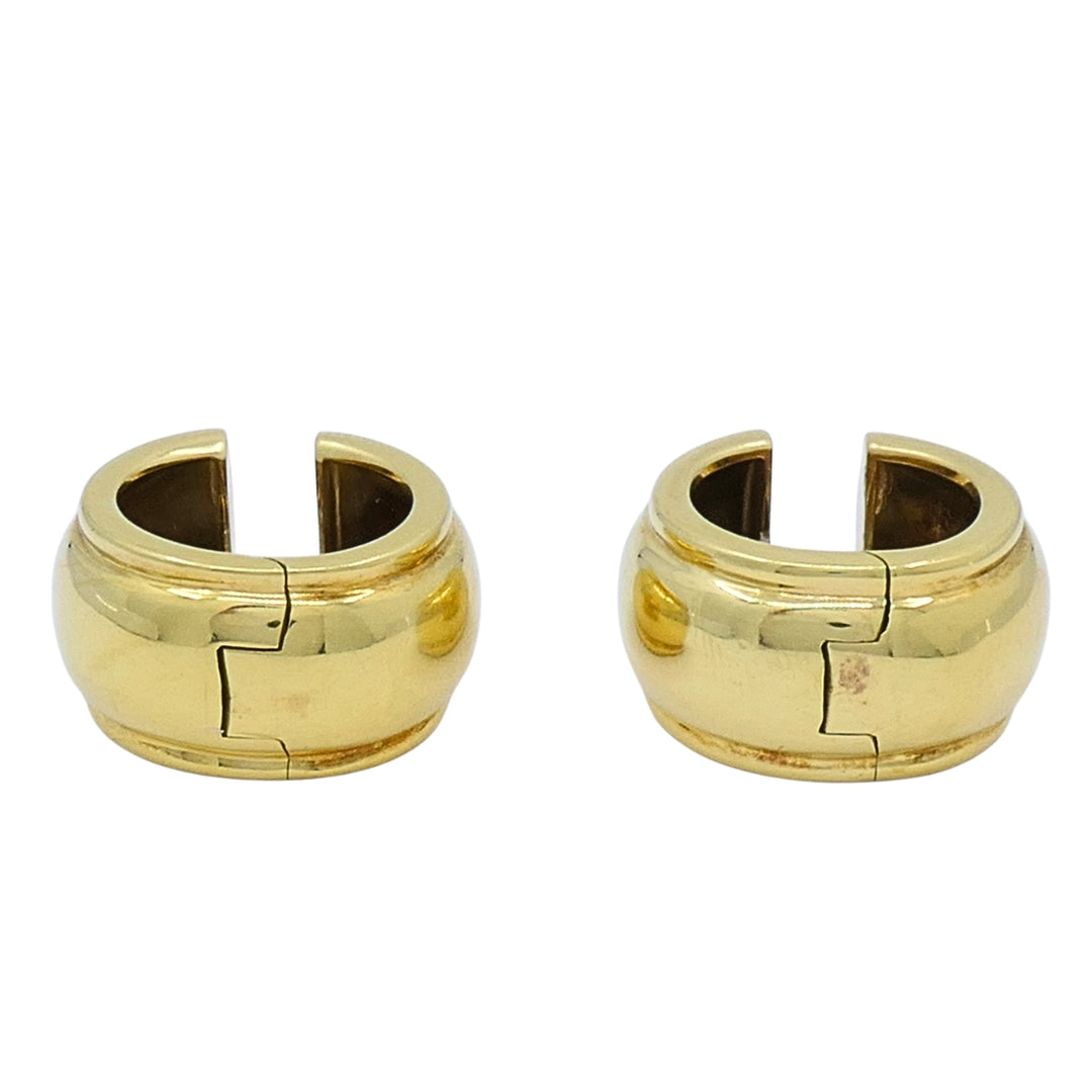 Tiffany & Co. 18k Gold Huggie Hoop Earrings