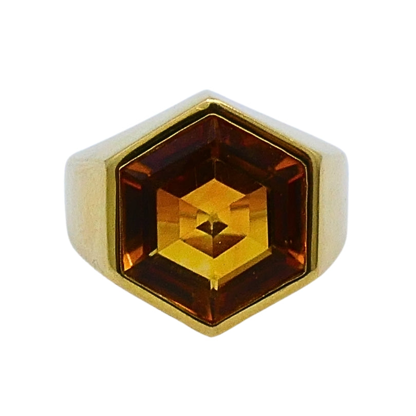 Paloma Picasso  Tiffany & Co. 18k Gold Citrine Ring