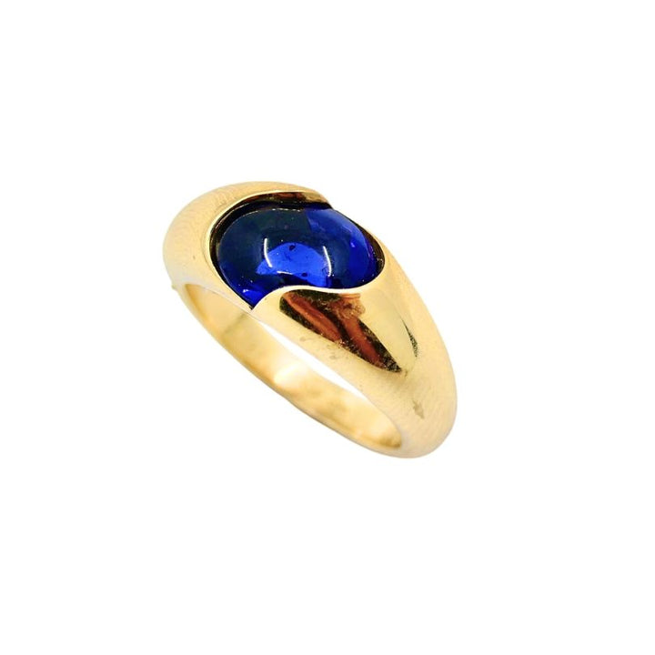 Chaumet Ring Blue Iolite 18k Gold Band