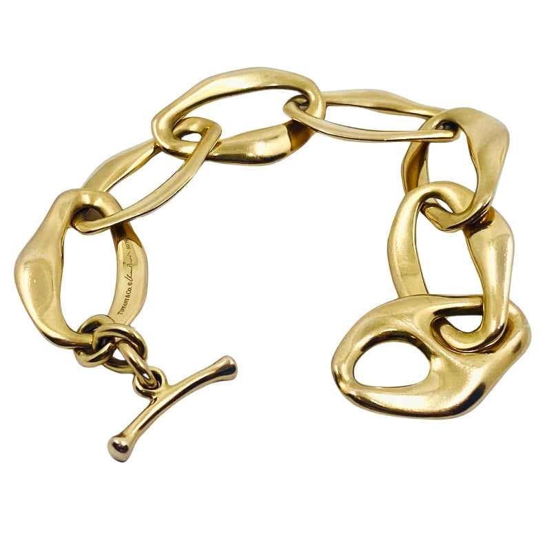 Tiffany & Co. Elsa Peretti Aegean Toggle Bracelet 18k Gold