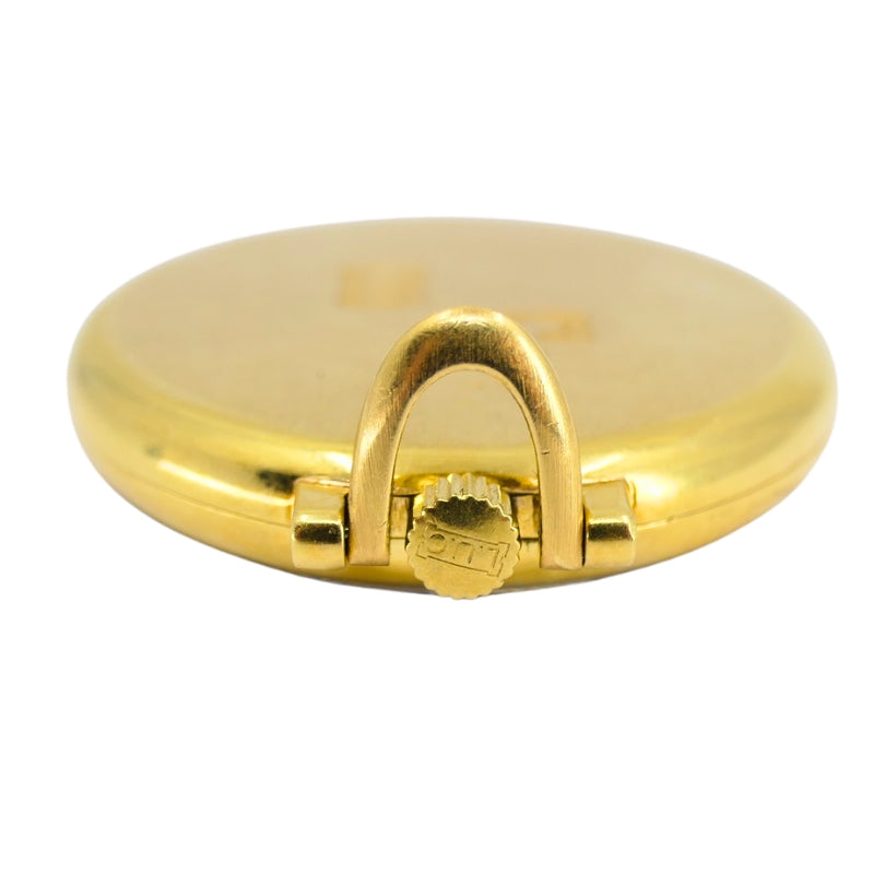 Vintage Chopard Watch 18k Gold Pendant Tiger’s Eye Black Onyx