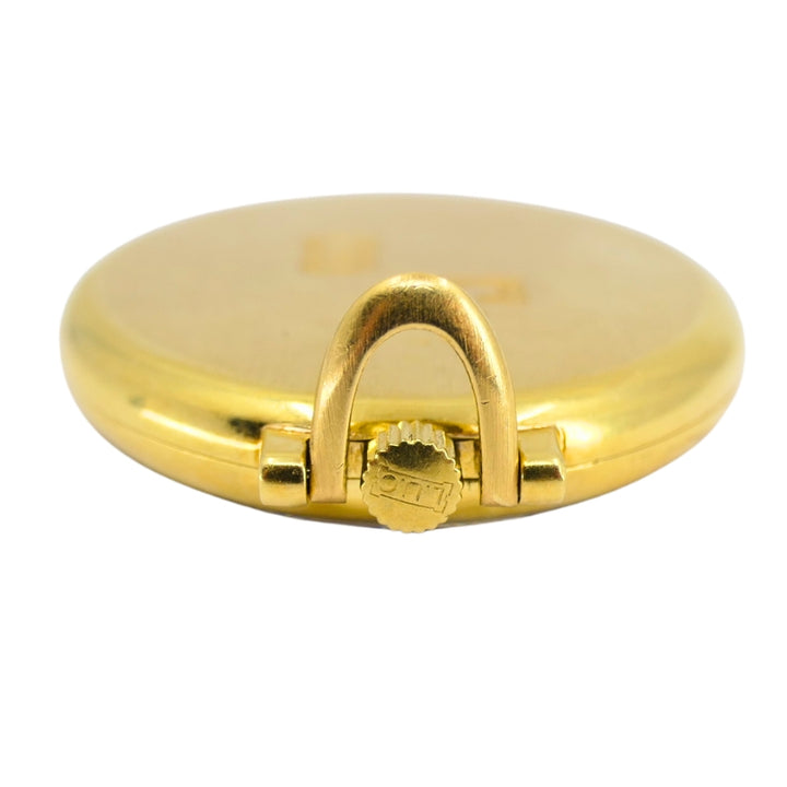 Vintage Chopard Watch 18k Gold Pendant Tiger’s Eye Black Onyx