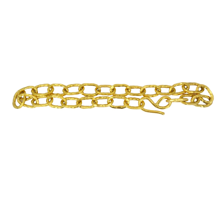 Jean Mahie Vintage 22k Gold Heavy Chain Necklace