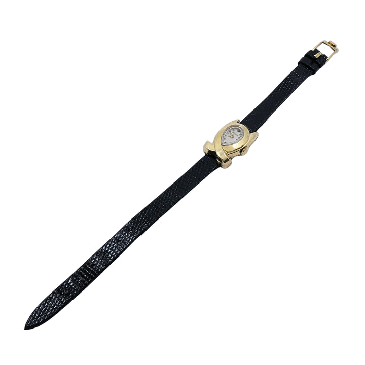 Vintage LeCoultre 14k Gold Ladies Teardrop Cocktail Watch