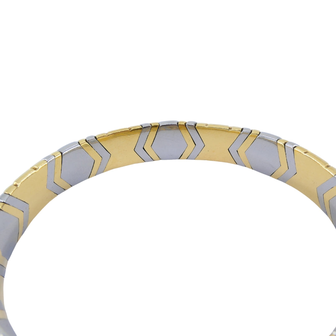 Bvlgari Vintage Bulgari 18k Two-Tone Gold Alveare Bracelet